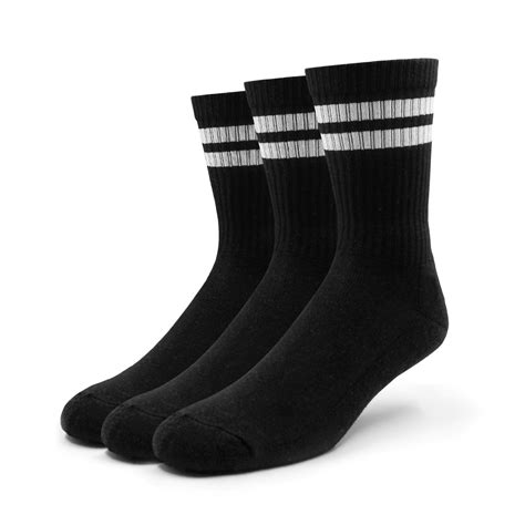 Schwarze Tennissocken für Sport mit Style 